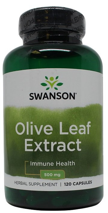 Swanson Olive Leaf Extract 500mg 120 Kapsułek