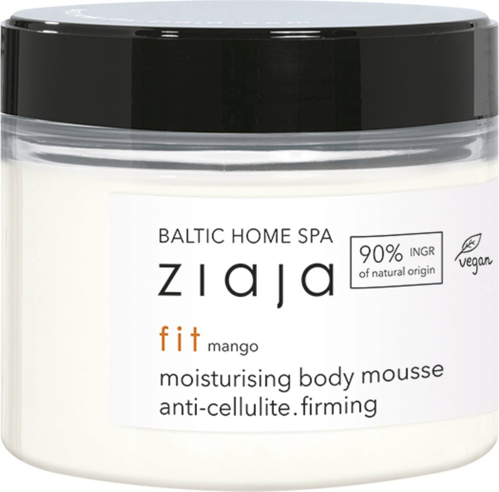 Ziaja Baltic Home Spa Fit Nawilżający Mus Ujędrniający do Ciała o Zapachu Mango Vegan 300ml Best Before 31.07.26