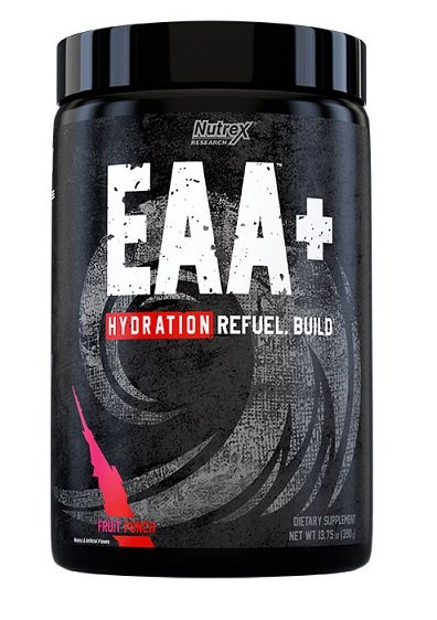 Nutrex EAA + Hydration Powder with Electrolytes for Muscle Repair and Hydration Fruit Punch 390g