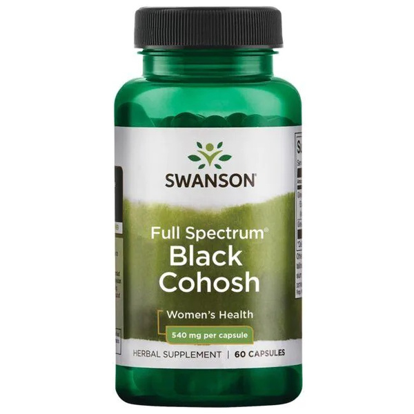 Swanson Full Spectrum Black Cohosh 540mg 60 Kapsułek