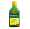 Mollers Norwegian Tran Omega 3 600 IU Vitamin D Lemon 250ml