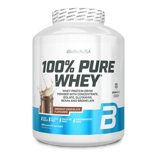 BioTechUSA 100% Pure Whey Protein Powder Coconut-Chocolate 2000g