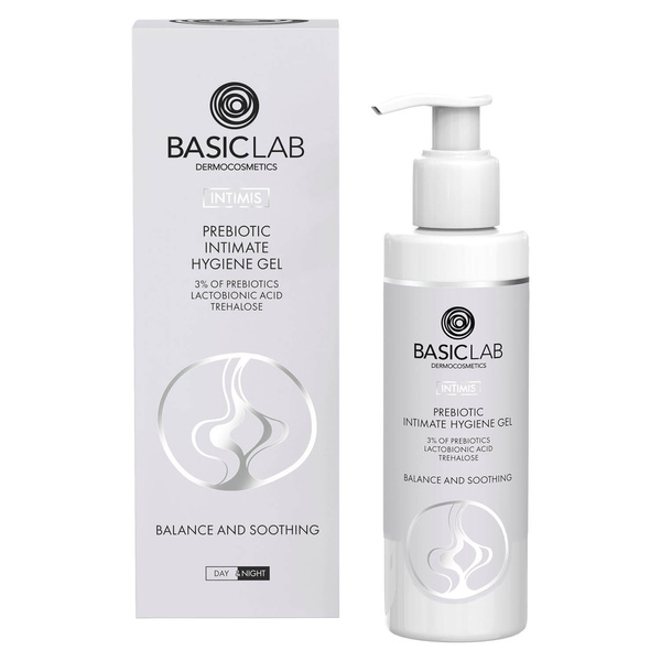 BasicLab Prebiotyczny żel do higieny intymnej 300ml