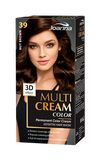 Joanna Multi Cream Color 3D Effect Hair Dye with Long-Lasting Effect No. 39 Nut Brown 1 Piece