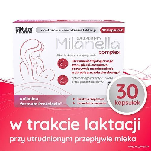 Milanella Complex do Stosowania w Czasie Laktacji 30 Kapsułek