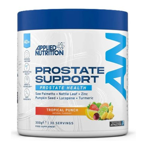 Applied Nutrition Agewell 40+ Prostate Support w Proszku dla Mężczyzn po 40 Roku Życia o Smaku Tropikalnego Ponczu 300g