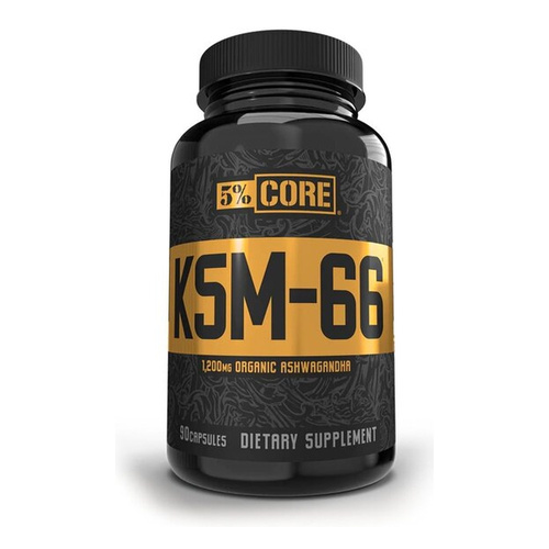 5% Nutrition KSM-66 Core Series 90 caps