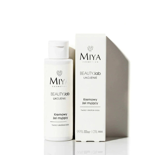 Miya BEAUTY.lab Ukojenie Kremowy Żel Myjący do Twarzy i Okolic Oczu 100ml Best Before 31.01.26