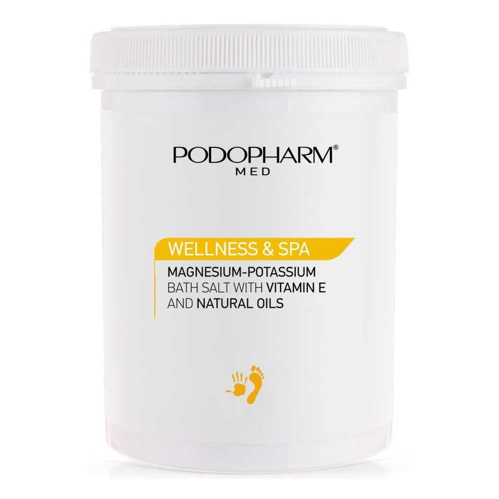 Podopharm Professional Wellness & Spa Magnesium-Potassium Salt with Vitamin E and Oils for Sensitive Skin 1400g