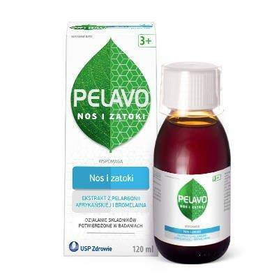 Pelavo Nose and Sinus Syrup for Children 3+ Respiratory and Immune System Support 120ml Best Before 30.09.25