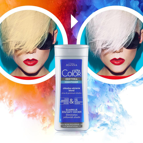 Joanna Ultra Color Odżywka Chłodne Odcienie Blond 200g