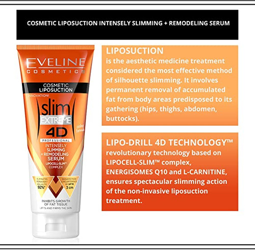 Eveline 4D Slim Extreme Serum Intensively Remodeling Liposuction 250ml