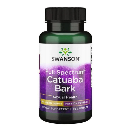 Swanson Full Spectrum Catuaba Bark 465mg 60 Capsules