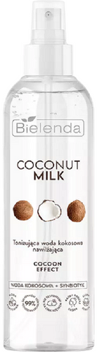 Bielenda Coconut Milk Tonizująca Woda Kokosowa Nawilżająca Cocoon Effect dla Każdego Rodzaju Skóry 200ml