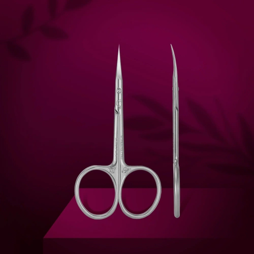 Staleks Pro Exclusive 22 Type 2 Magnolia Cuticle Scissors Precision Manicure SX-22/2m