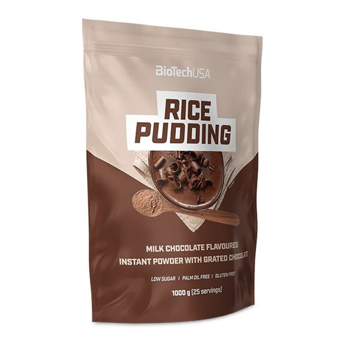 BioTechUSA Rice Pudding, Milk Chocolate 1000g