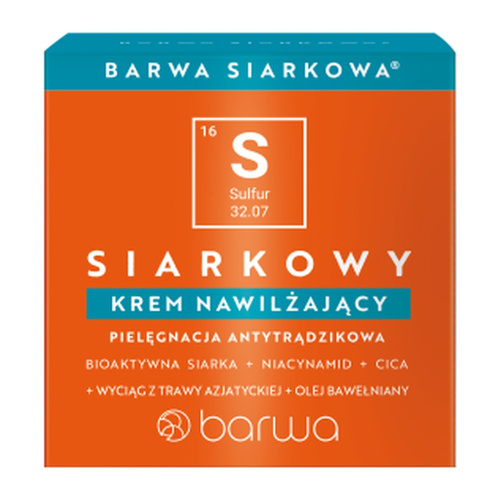 BARWA Krem SIARKOWY nawilżający 50ML