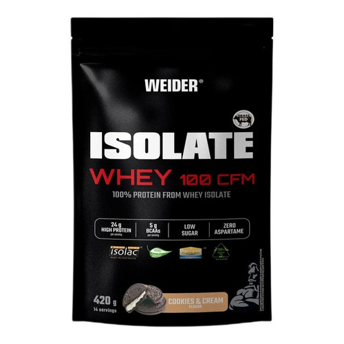 Weider Isolate Whey 100 CFM Whey Protein Isolate Cookies & Cream 420g