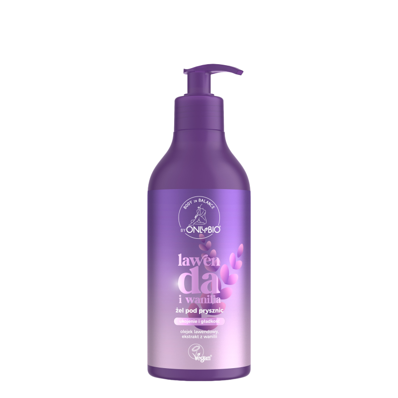OnlyBio Body in Balance Shower Gel Lavender and Vanilla 400ml
