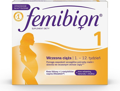 Femibion 1 Early Pregnancy Vitamins Minerals Folate D 1-12 Week 28 Tablets