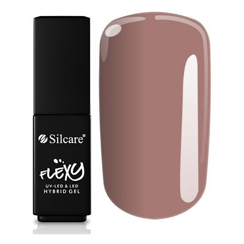 Silcare Flexy UV/LED Hybrid Nail Polish 161 Latte Brown 4.5g