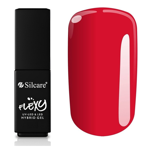Silcare Flexy UV/LED Hybrid Nail Polish 126 Red Currant 4.5g