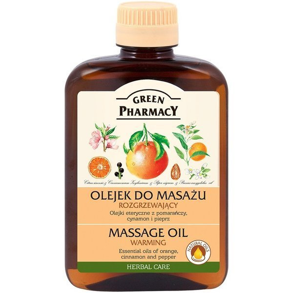 Green Pharmacy Olejek do Masażu Rozgrzewający 200ml