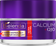 Bielenda Calcium + Q10 Skoncentrowany Przeciwzmarszczkowy Krem Napinający Kontur Oczu i Ust 15ml