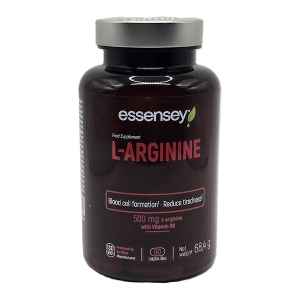 Essensey L-Arginine 500mg with Vitamin B6 90 Capsules