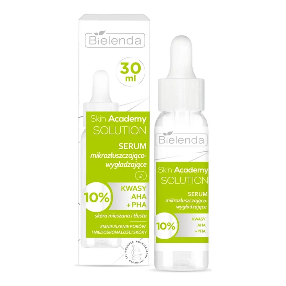 Bielenda Skin Academy Solution Micro-Exfoliating and Smoothing Serum for Oily and Combination Skin 30ml