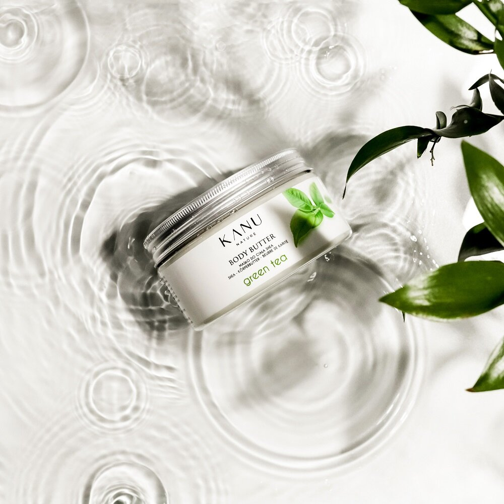 Kanu Nature Nourishing Body Butter with Refreshing Green Tea Scent 190g