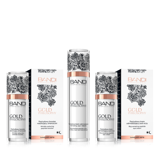 Bandi Zestaw Gold Philosophy Krem do Twarzy Booster i Krem pod Oczy 50x30x30ml
