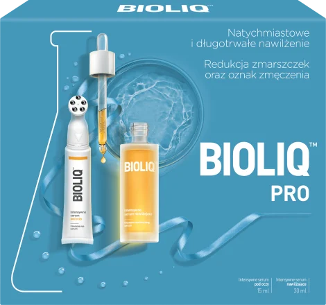 Bioliq Pro Zestaw Intensywne Serum Nawilżające 30ml i Intensywne Serum pod Oczy 15ml