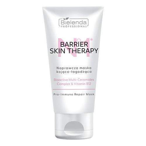 Bielenda Professional Barrier Skin Therapy Naprawcza Maska Kojąco-Łagodząca z Kompleksem Multi-Ceramidowym & Witaminą B12 150ml