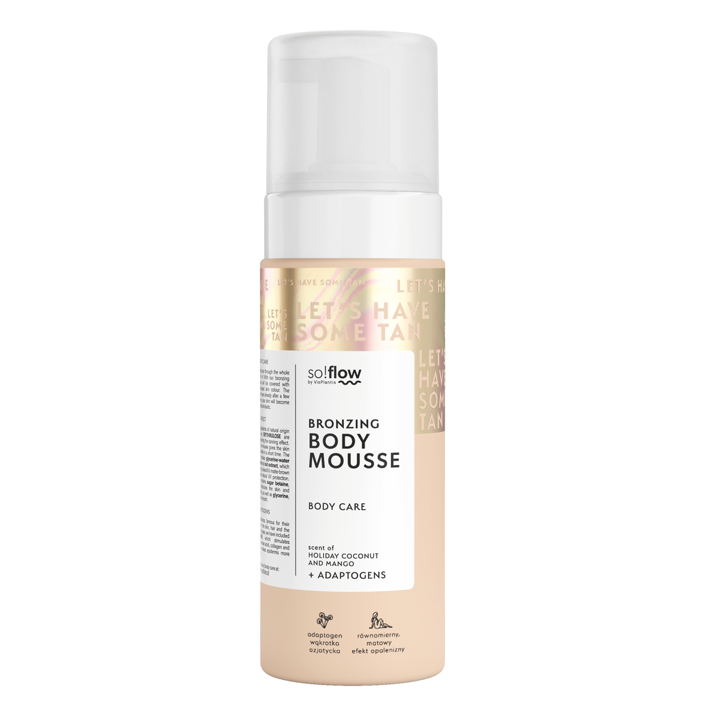 So!Flow by Vis Plantis Bronzing Body Foam 170ml Best Before 27.11.25