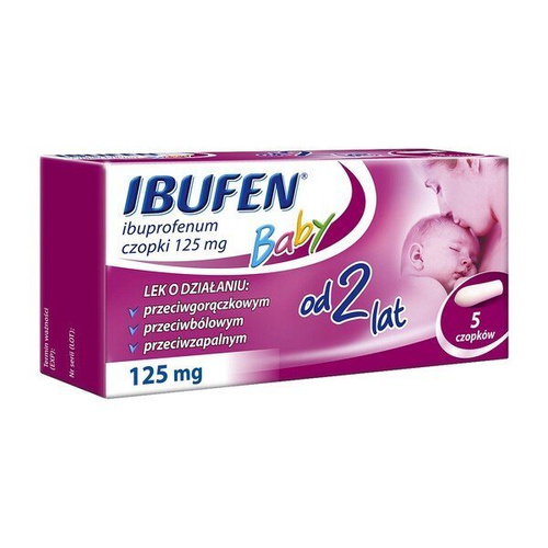 Ibufen Baby 125 mg - 5 suppositories