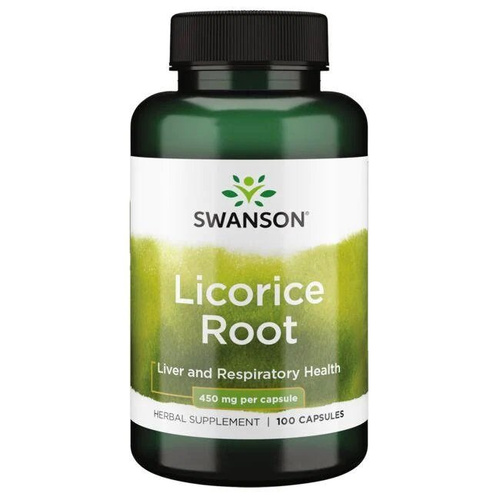 Swanson Licorice Root 450mg 100 Capsules