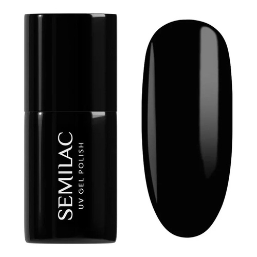Semilac Super Cover Lakier Hybrydowy 300 Perfect Black 7ml