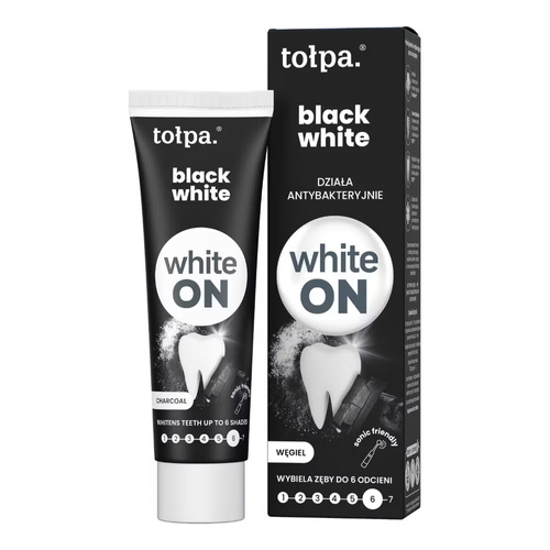 Tołpa ON white black white pasta do zębów, 75ml