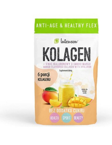 Intenson Collagen Mango Flavor with Hyaluronic Acid and Vitamin C 60g