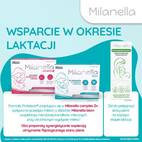 Milanella Biom for Use During Lactation 15 Capsules
