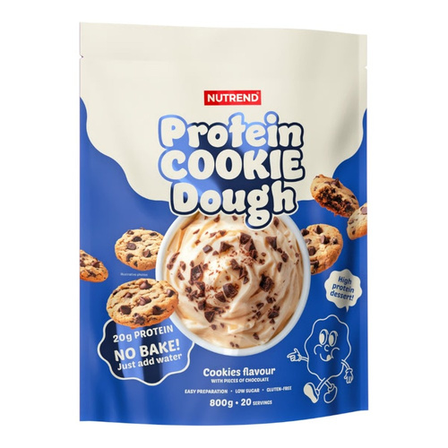 Nutrend Protein Cookie Dough Wysokobiałkowa Mieszanka na Ciasteczka dla Zdrowego Deseru 800g
