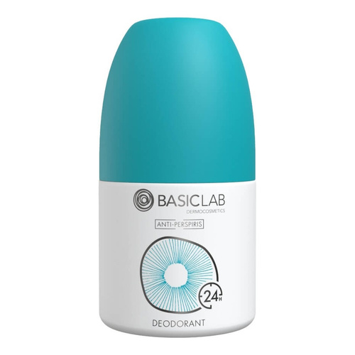 BasicLab Anti-Perspiris Dezodorant 24h dla Skóry Ultrawrażliwej 60ml