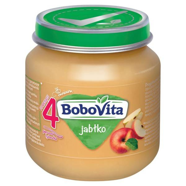 BoboVita  Apple Mousse for Infants after 4th Month without Sugar 125g