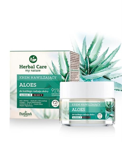 FARMONA Herbal Care Aloe MOISTURISING Cream for all skin types 50ml