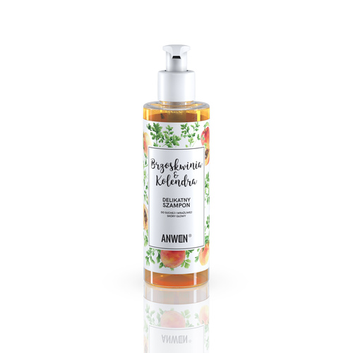 Anwen Brzoskwinia & Kolendra Delikatny Szampon do Suchej i Wrażliwej Skóry Głowy 200ml