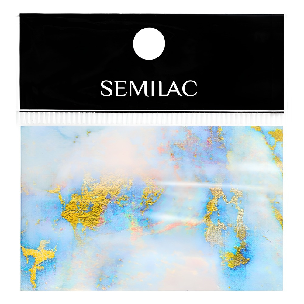 Semilac Nail Transfer Foil Blue Marble 07