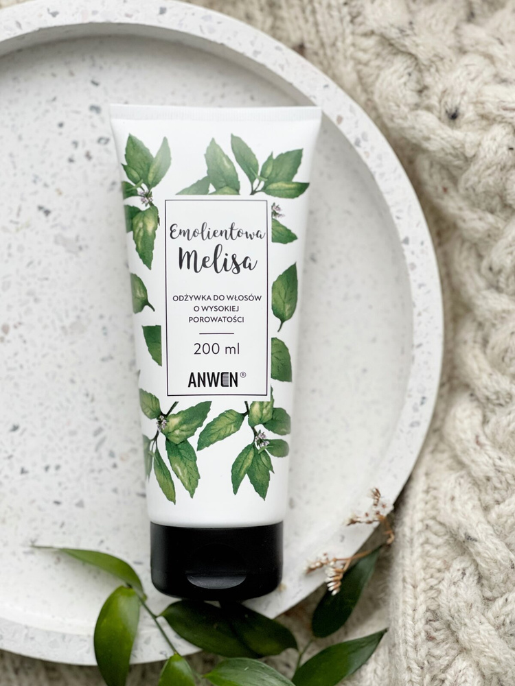 Anwen Emollient Lemon Balm Conditioner for High Porosity Hair 200ml