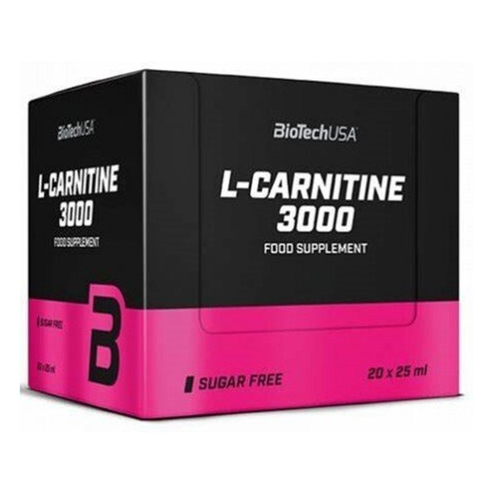 BioTechUSA L-Carnitine 3000 Shoty z L-karnityną, Cytryna 20 x 25ml