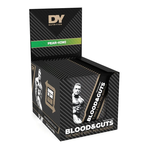 Dorian Yates Blood and Guts Przedtreningówka Na Skupienie Energię i Siłę 20 Saszetek